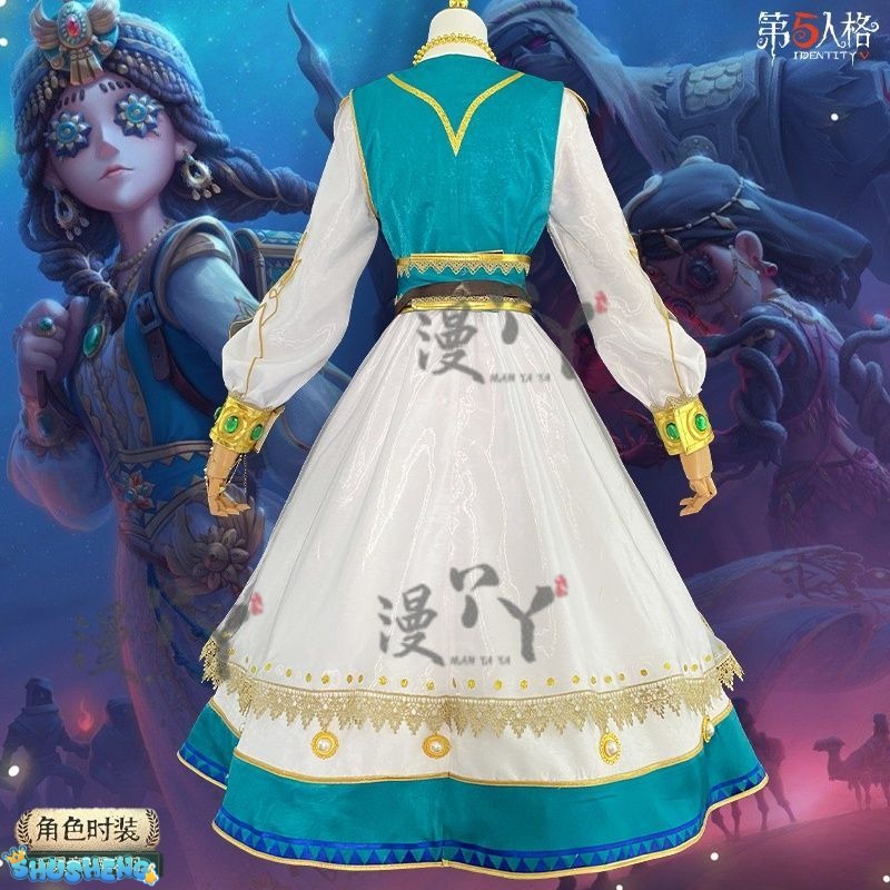 Identity V Anne Lester Toy Merchant Fashion Game Suit Gorgeous Dress Cosplay Costume Halloween Party Outfit Women