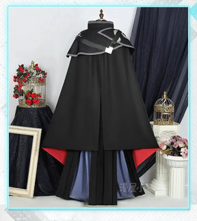 Arknights Zuo Le Cosplay Costume Uniform Cloak Earrings Pythia Zuo Xuanliao Halloween Party Women Men Carnival Props
