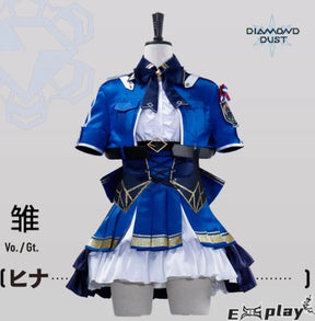 Diamond Dust Hina Rin Nana Ai Cosplay GIRLS BAND CRY gbc hina Costume Halloween Party Fashion Dress Wig Props Uniform Woman Set
