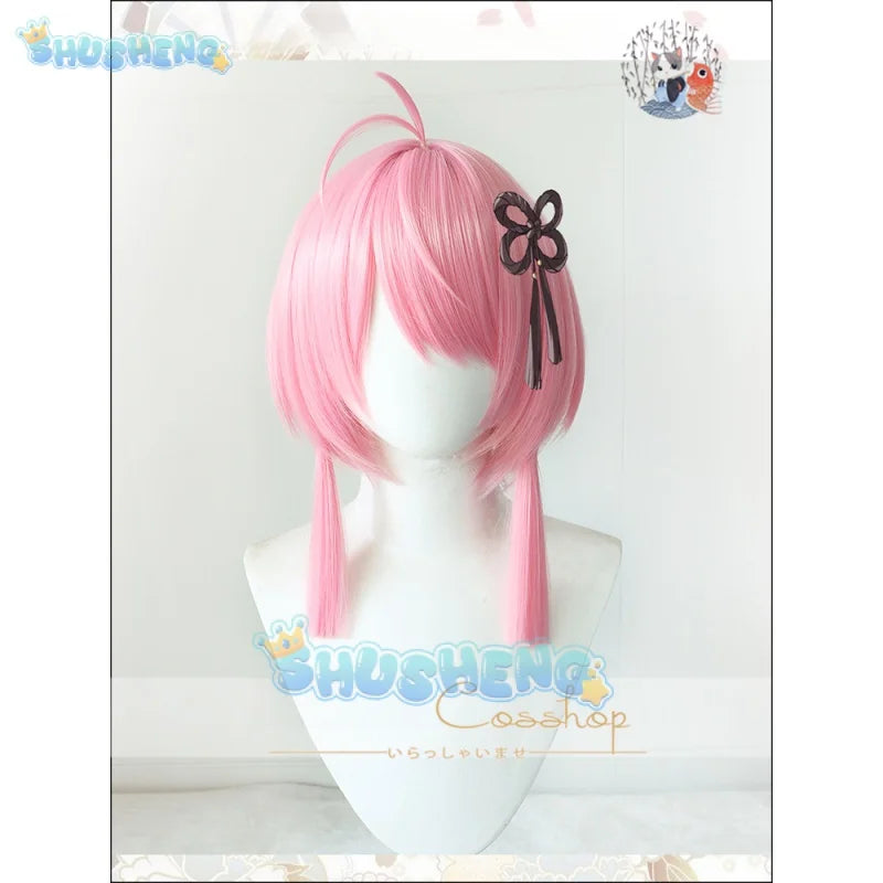 New Game Wuthering Waves Taoqi Cosplay Wig Pink Short Hair Havoc Natural Resonator Jinzhou Halloween Party For Women Girls