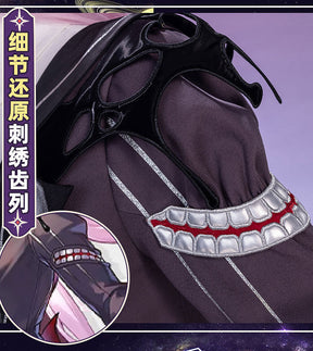 Shusheng-R Honkai：Star Rail March 7th Evernight Cosplay Costume Uniform Halloween Carnival Party Christmas Play Role Clothes Clothing