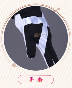 Anime Bleach Kurosaki Ichigo Cosplay Costume Japanese Manga Cosplay Black and White Outfit Halloween Role Play Uniform for Men