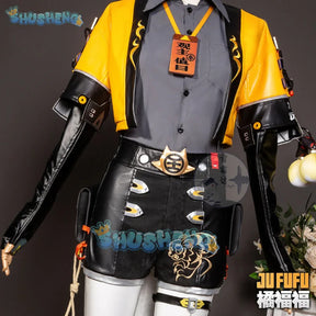 Zenless Zone Zero Ju Fufu Cosplay Costume Uniform Jacket Shorts Yunkui Summit Halloween Party for Women Girls Props