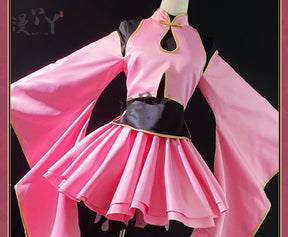 Cardcaptor Sakura Kinomoto Sakura Taoist Uniforms Cosplay Costume Cos Game Anime Party Uniform Hallowen Play Role Clothes