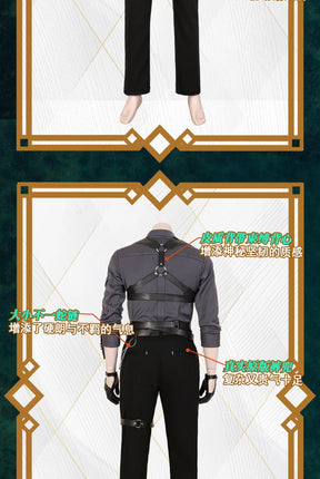 Love and Deepspace Xavier Sylus Rafayel Zayne Cosplay Costume Strict Restrictions Uniform Halloween Party Women Men Shusheng