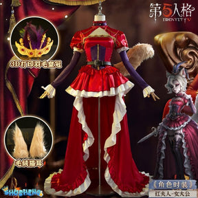 Identity V Archduchess Bloody Queen Marie Cosplay Costume For Halloween Christmas Party Mary Archduchess Role Play Comic Dress