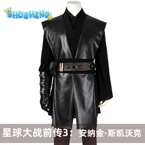 Quality Skywalker Cosplay Anakin Made Star Soldier Samurai Uniform Costume Halloween Carnival Outfit For Halloween Masquerade