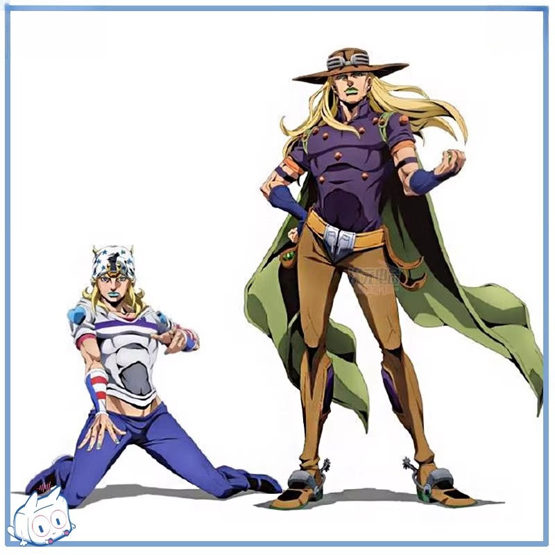 Game Cosplay Series: JoJo's Bizarre Adventure: Steel Ball Run Gyro Zeppeli Cosplay High quality Costume full set S-XL Shushengcos