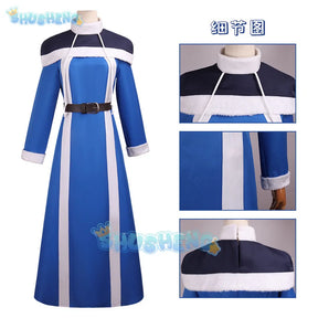 Anime Fairy Tail 100 years Hunt Juvia locser cosplay costume wig dress uniform hat shawl stickers Halloween party for women