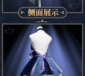 Ayanami Rei Purple Sexy Dress Cosplay Anime NIKKE：The Goddess of Victory Costume Prop Dress Woman Halloween Customized