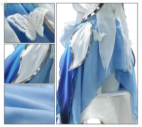Shusheng Wuthering Waves The Shorekeeper Cosplay Costume Dress Uniform Veil Black Shores Halloween Party for Women Girls Props