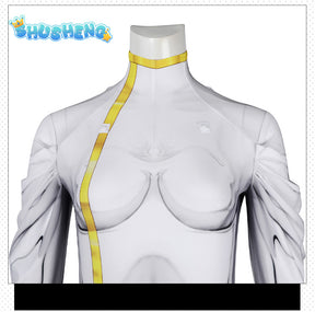 X Men 97 Storm Ororo Munroe Cosplay Costume Halloween Woman Bodysuit Zentai Jumpsuit with Cloak Party