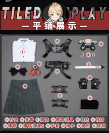 Game Zenless Zone Zero Alice Thymefield Cosplay Costume Uniform Halloween Carnival Party Christmas Play Role Clothes Clothing