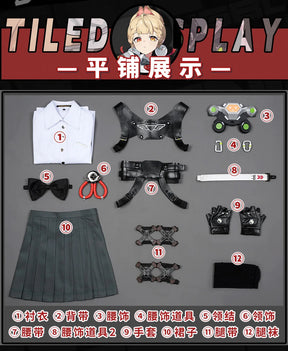 Game Zenless Zone Zero Alice Thymefield Cosplay Costume Uniform Halloween Carnival Party Christmas Play Role Clothes Clothing