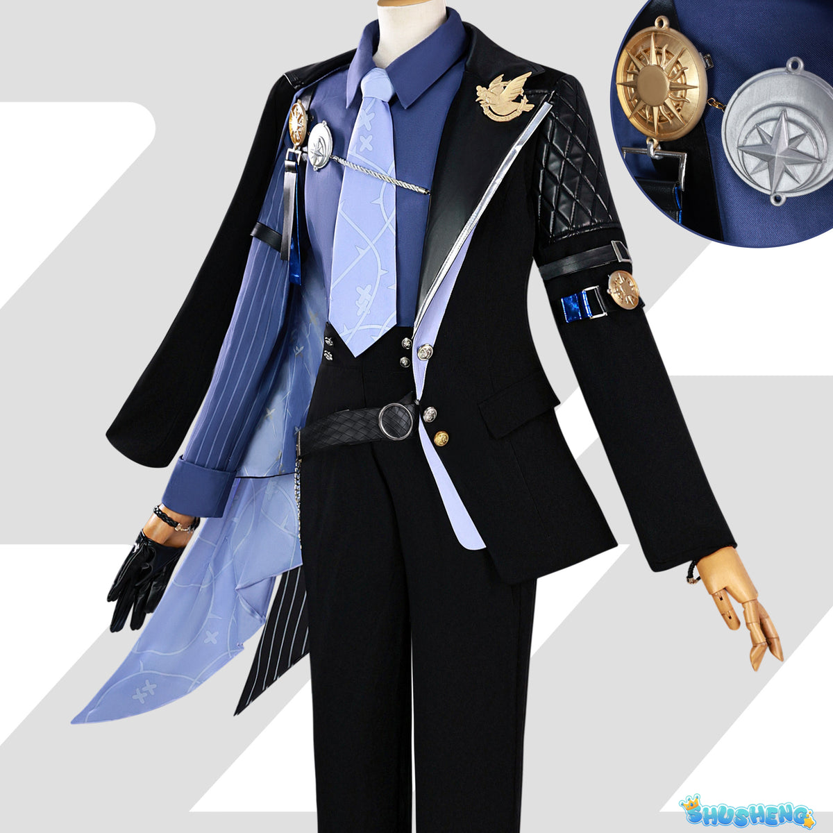Zenless Zone Zero Hugo Vlad Cos Costume Game Men Cosplay Costumes Full Set