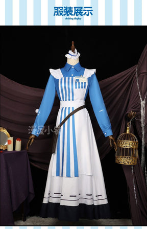 LAWSON Ada Mesmer Cosplay Anime Identity V Emil Cosplay Costume Maid Dress Uniform Halloween Party Role Play Outfit For Woman