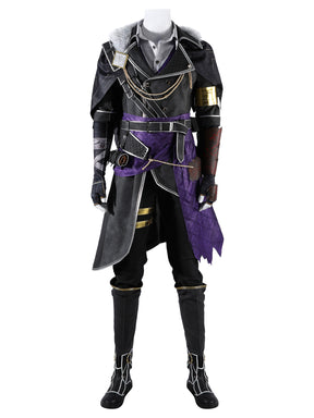 Shusheng-R Clair Obscur:Expedition 33 Verso Cosplay Costume Halloween Men's Fantasy Uniform Coat Props Shoes Accessories Set
