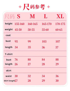 Luo Tianyi  Virtual idol Cosplay Vsinger underground rock Costume Coat dress earring prop set Halloween fashion women uniform
