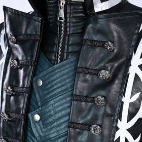 Hot Game DMC5 Cosplay Vergil Costume Nelo Complete Outfit Halloween Carnival Men Suit Jacket Vest Costume