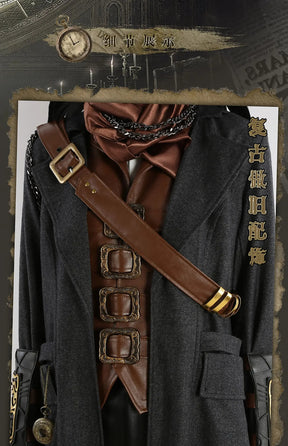 Gehrman Hunter  Cosplay Costume Game Bloodborne Uniform Halloween Carnival Party Christmas Play Role Clothes Clothing for Men
