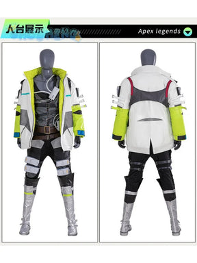 New Game Apex Legends Crypto Tae Joon Park Cosplay Costume Shoes, knee pads, props, Halloween party men's set complete set