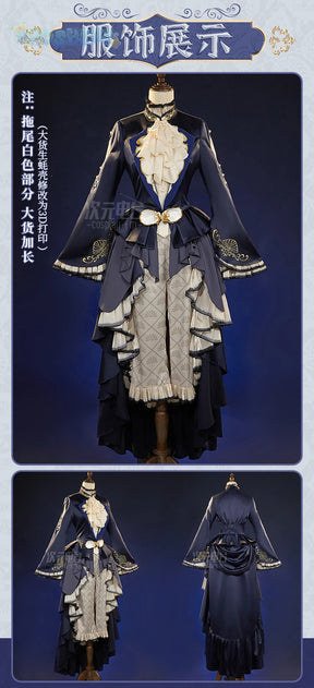 Anime Black Butler Cosplay Ciel Phantomhive Oyster oysters Costume Gothic style dress accessories Halloween party women uniform