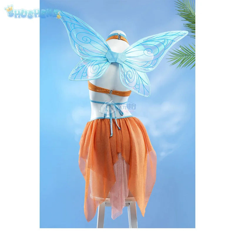 Movie Stella Cosplay Costume Halloween party sexy dress accessories prop set women beach sexy swimsuit Stella uniform