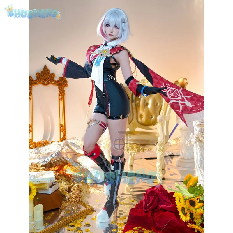 Topaz Cosplay Costume Honkai Star Rail Carnival Uniform Anime Halloween Costumes Women Game