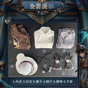 Game Identity V Prospector Norton Campbell Cosplay Costume Red Party Suit Halloween Carnival Uniforms Custom Made