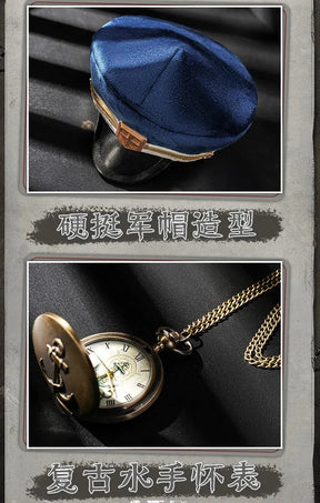 Identity V Lestrade Jose Baden Cosplay Costume First Officer Uniform Halloween Carnival Party Christmas Play Role Clothes