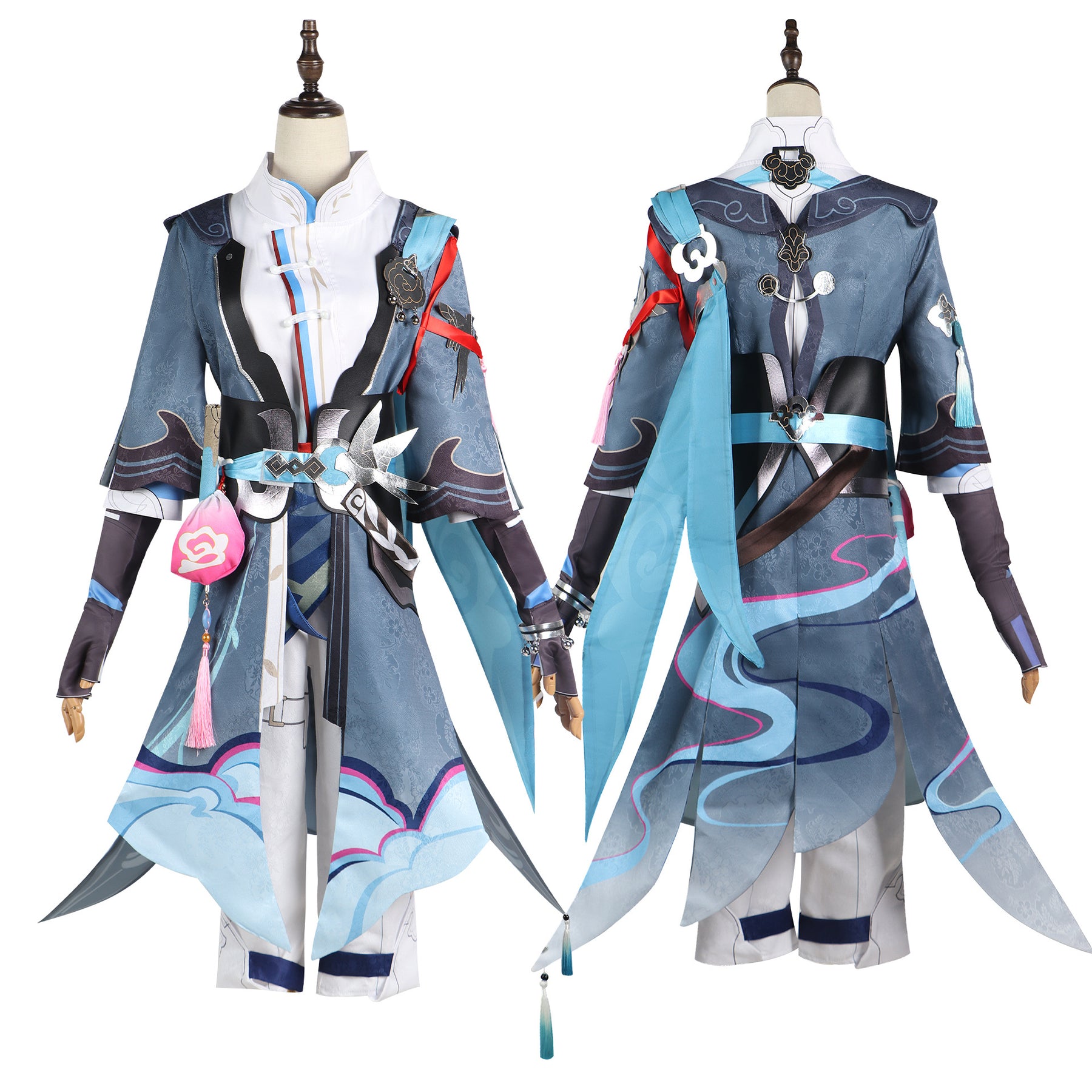 Yanqing Cosplay Costume Honkai Star Rail Party Essential Halloween Costumes Anime Game Photo-Ready Cosplay Hombre New Arrival