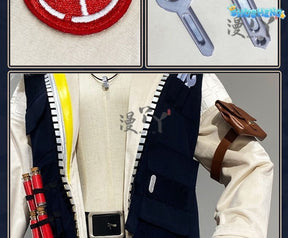 Batter Ganji Gupta Cosplay Costume Game Identity V Anime Roleplay Suit Prop Fancy Halloween Carnival Party Uniform