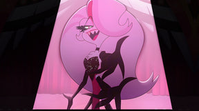 Shusheng-R Anime Hazbin Hotel Angel Dust Sequin Velvet Dress Cosplay Costume XS-XXXL