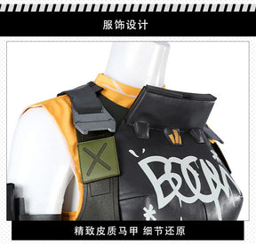 Shusheng Valorant Raze Cosplay Costume Uniform Halloween Carnival Party Christmas Play Role Clothes Clothing for Women