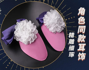 Shusheng-R Anime Date A Live Mukuro Hoshimiya Cosplay Costume Dress Spirit Form Outfit Lilac White Astral Qipao Halloween for Women Girls