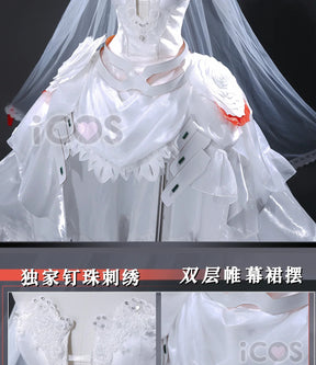 DARLING in the FRANXX Zero Two Cosplay Costume 02 Wedding Dress Uniform Halloween Carnival Party Christmas Play Role  Clothing