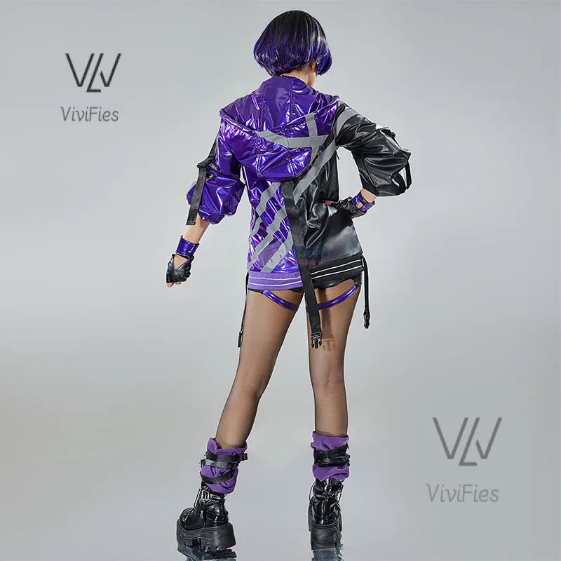 Game Tekken 8 Ling Reina  Cosplay Fantasia Costume Disguise for Adult Women Tops Shorts Outfits Halloween Carnival Party Clothes