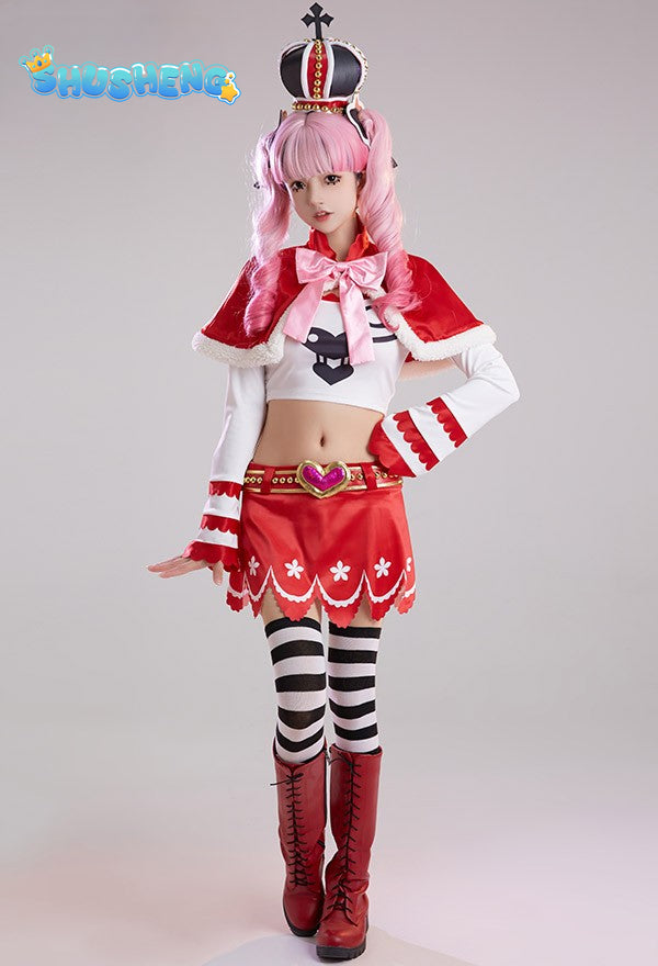 ONE PIECE Perona Cos Costume Mononoke Princess Cosplay Christmas Suit Anime Female Costume Performance Costume Helloween