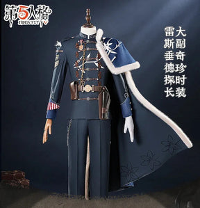Identity V Lestrade Jose Baden Cosplay Costume First Officer Uniform Halloween Carnival Party Christmas Play Role Clothes