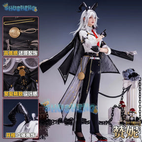 Game Wuthering Waves Zani Cosplay Costume Uniform Halloween Carnival Party Christmas Play Role Clothes Clothing