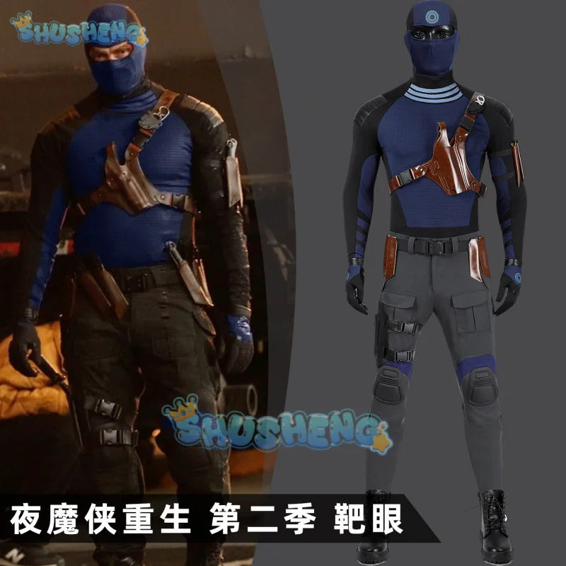 Daredevil Born 2 Bullseye Cosplay Costume Uniform Halloween Carnival Party Christmas Play Role Clothes Clothing for Men