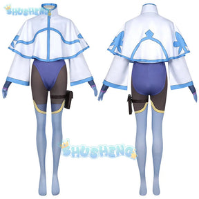 Hina Izumi Cosplay Costume Jumpsuit Anime I'm Living with An Otaku NEET Kunoichi Headwear Bag Halloween Party for Women Props