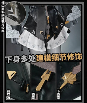 Zenless Zone Zero Yixuan Cosplay Costume Trails of Ink Uniform New Skin Yunkui Summit Headwear Halloween Party for Women Girls