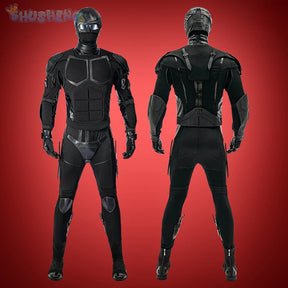 The Boys Season 2 Black Noir Cosplay Costume Black Jumpsuit Halloween Carnival Superhero Battle Noir Outfit Adult Men Helmets