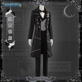 Twisted Wonderland idia Cosplay Costume Coat vest shirt pants tie brooch glove set Halloween high-quality Woman Man idia uniform