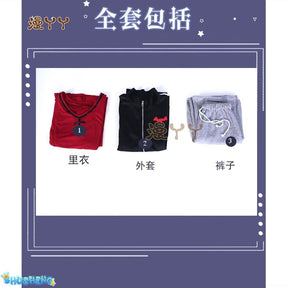 Virtual YouTuber Kuzuha Cosplay Costume Nijisanji Vtuber Aleksandr Lagusa Gamers Vampire Sasha Virtual Anchor Clothing