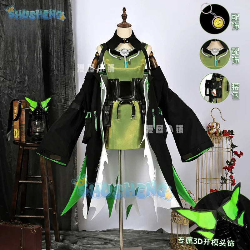 Arknights M3 Mon3tr Kal'tsit‌ Cosplay Costume tAMa-10 Uniform Halloween Carnival Party Christmas Play Role Clothes Clothing