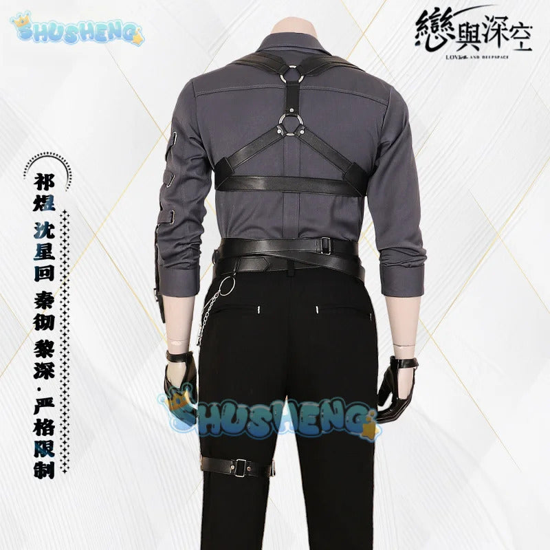 Love and Deepspace Xavier Sylus Rafayel Zayne Cosplay Costume Strict Restrictions Uniform Halloween Party Women Men Shusheng