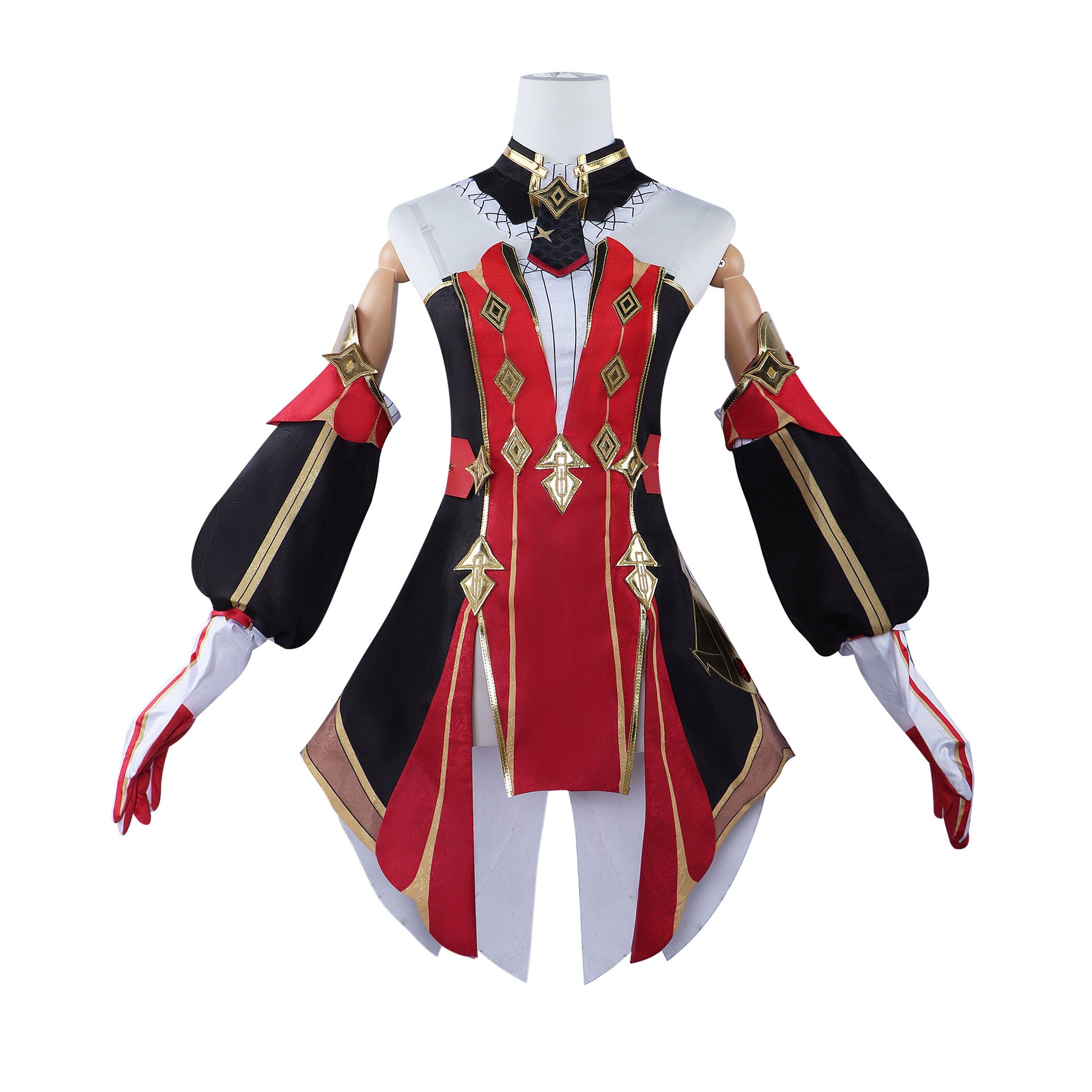 Anime Game Genshin Impact Chevreuse Fontaine Special Security and Surveillance Patrol Cosplay Costume Clothes Uniform Wig Shoes