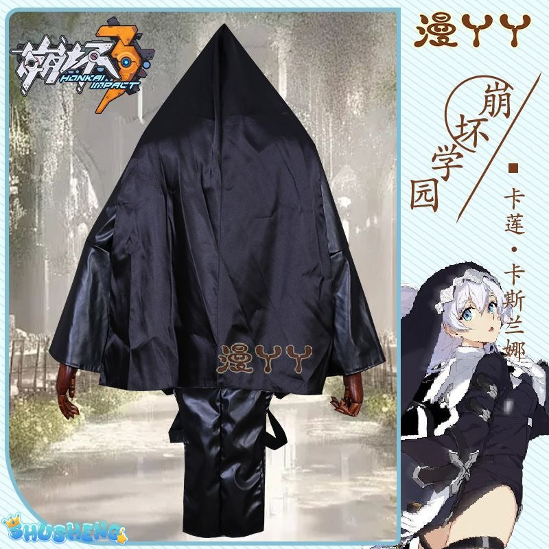 Anime! Honkai Impact 3 Kallen Kaslana Nun's outfit Lovely Uniform Cosplay Costume Halloween Suit
